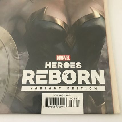 2021 Marvel Heroes Reborn Artgerm Variant Cover #1 (Wonder Woman Cover)