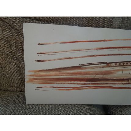 Oil Painting of an Express Train - Signed Julie West