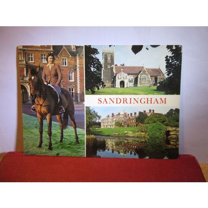 multiview, SANDRINGHAM, NORFOLK used postcard by Jarrold 1982 pm #