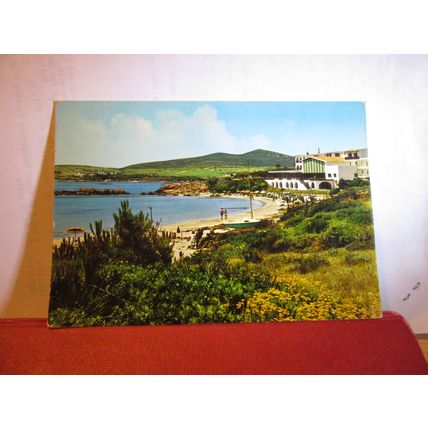 HOTEL DE PINI, ALGHERO, SARDINIA, ITALY used postcard 1977 stamp =