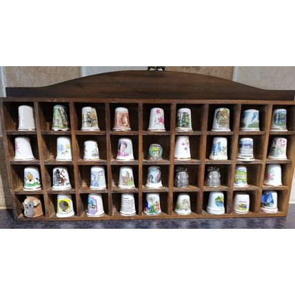 Thimble collection. 52 job lot joblot collectible