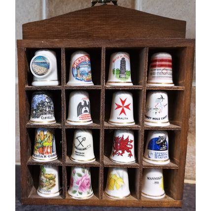 Thimble collection. 52 job lot joblot collectible