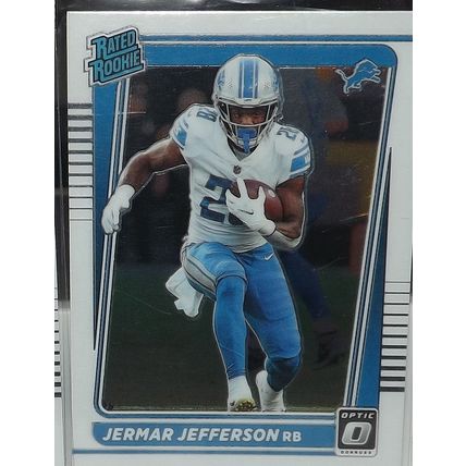 2021 Panini Optic JERMAR JEFFERSON (Lions) Rated Rookie #296