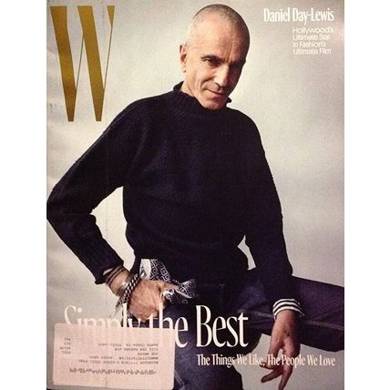 W MAGAZINE-HOLIDAY 2017-DANIEL DAY LEWIS-NEW-FAST SHIPPING