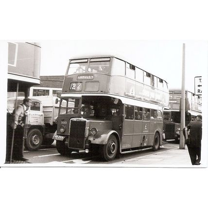 Black & White Photograph of Manchester Corporation Transport - GVR 255