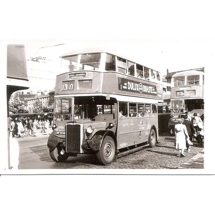Black & White Photograph of Manchester Corporation Transport - GNF 838