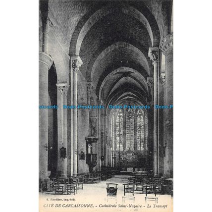 R053615 Cite de Carcassonne. Cathedrale Saint Nazaire. Le Transept. B. Hopkins