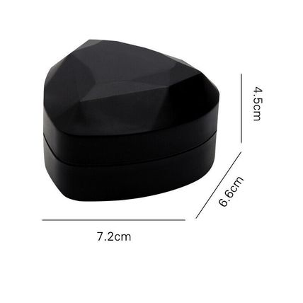 Pendant Necklace Box with LED Light Velvet Jewelry Gift Wedding Anniversary Birt