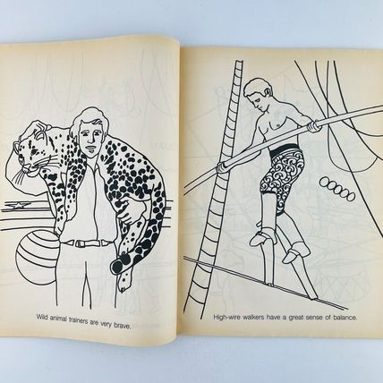 Ringling Bros & Barnum & Bailey Circus Official Coloring Book 1976 Vintage