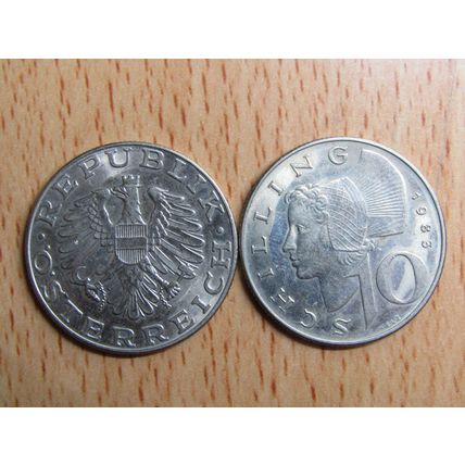 Austria 1983 10 Schilling Coin