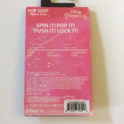 New Disney Princess & the Frog Tiana SpinPop Pop Grip Phone Grip
