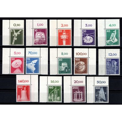 Berlin, Germany 1975, Industry and Technology (I) set. Mi #494-507. MNH