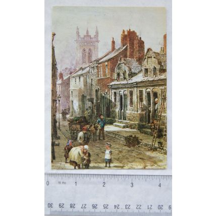 old postcard Duke Street Almhouses, Chester
