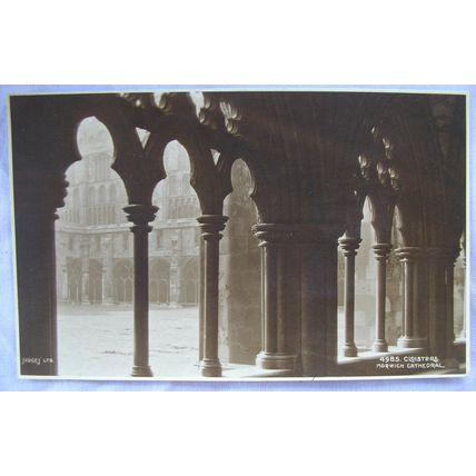 vintage postcard Cloisters, Norwich Cathedral
