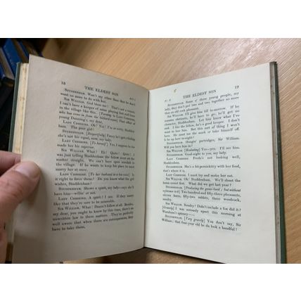 1912 JOHN GALSWORTHY "THE ELDEST SON" DRAMA PLAY HARDBACK BOOK (P2)