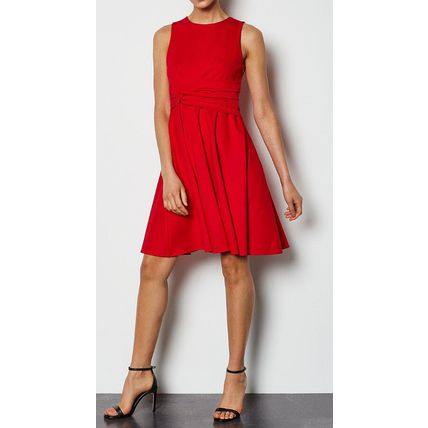KAREN MILLEN Woven Sleeveless Gathered Dress BNWT