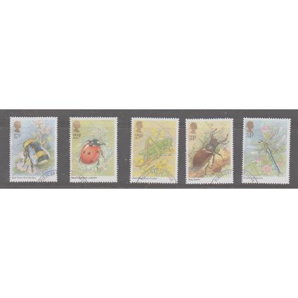 Insects 1985 SG1277-1281 used unmounted (ES0115)