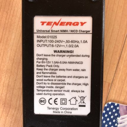 Tenergy 01025 Universal Smart RC Battery Charger for 6V-12V NiMH/NiCd