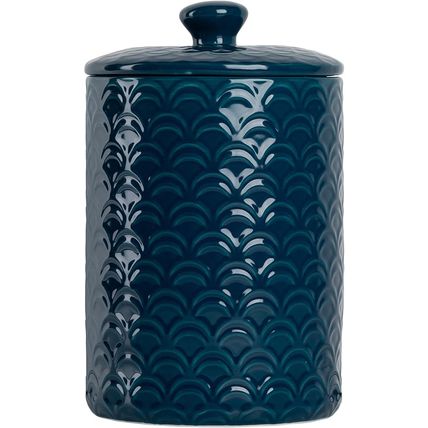 10 Strawberry Street Kitchen Canister, 3 Piece Set, Ocean Navy
