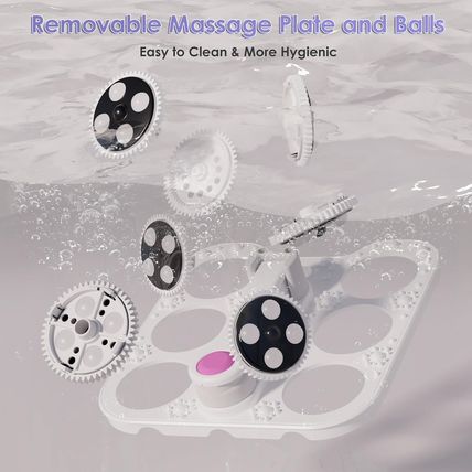 Collapsible Foot Spa Electric Rotary Massage, Foot Bath with Heat, Bubble,Temp C