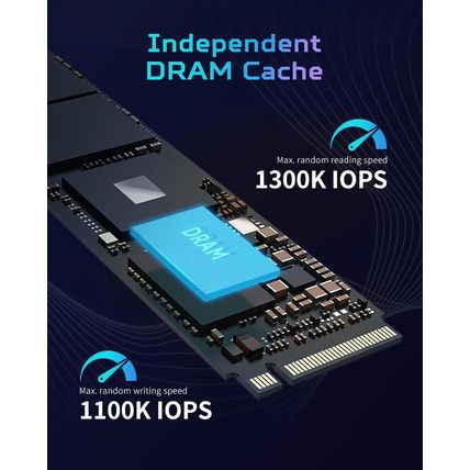 Predator M.2 SSD 2TB GM7000 with DRAM Cache Nvme 1.4 2280 Pcie Gen4×4 Ultra High