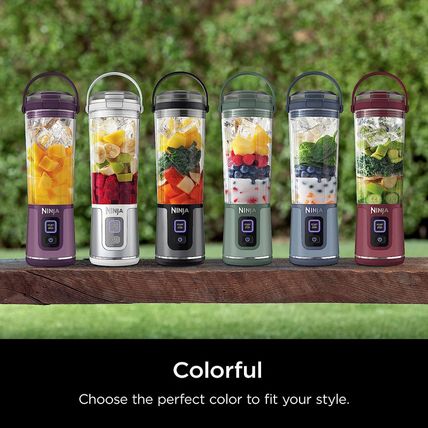 Ninja BC151EM Blast Portable Blender, Cordless, 18Oz. Vessel, Personal Blender-F