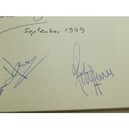 Player & Author Signed Torquay Football Club History Book To Roger Mann 1999
