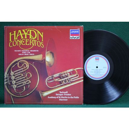 Marriner/Tuckwell/Stringer/Preston - Haydn: Trumpet/Horn/Organ - VIV 12 - EX+