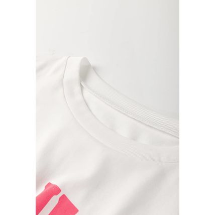 White FLOWER MARKET Graphic T Shirt