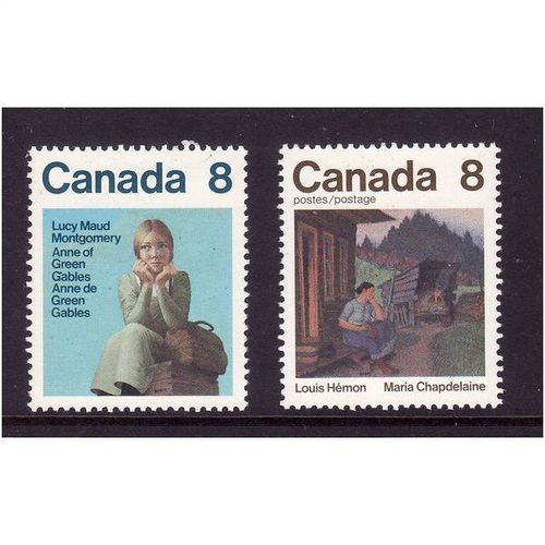 CANADA 1975 WRITERS ( 1st ) SG 803 / 804 SET 2 VALS U/M MINT #2