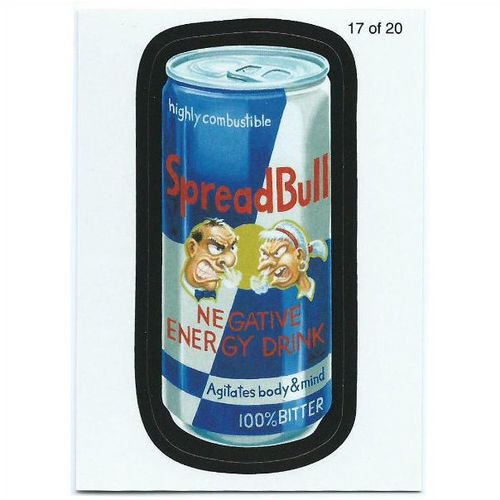 2010 Wacky Packages ANS 7 Wack-O-Mercial - #17 - Spread Bull