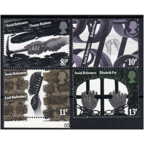 sg1001 - sg1004 Social Reformers fresh set unmounted mint