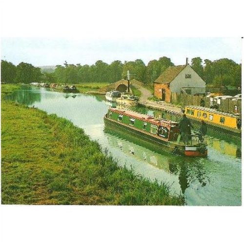 Great Haywood Junction, Trenty & Mersey Canal, Staffordshire - Salmon postcard