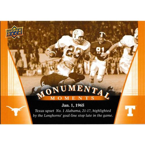 2011 UD University of Texas - #84 - 1965 Orange Bowl Monumental Moments