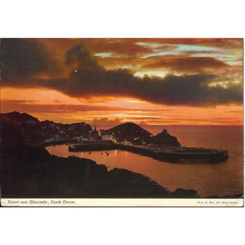 Sunset Over Ilfracombe, North Devon 1975 - J Hinde Studios 2DC373