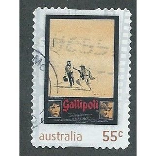 AUS 2008 55c (S/A) 'FAVOURITE FILMS -GALLIPOLI' FINE USED (EBID37-215)