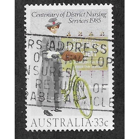 AUS 1985 33c 'DISTRICT NURSING SERVICES' FINE USED (EBID52-164)