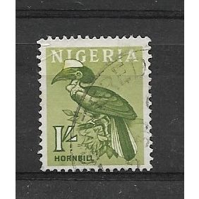 Nigeria.SG96 1s Yellow-casqued Hornbill.Fine Used.May19j