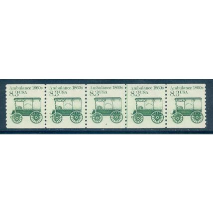 2128 8.3c Ambulance Fine MNH Dry Gum PNC 2/5 V0226