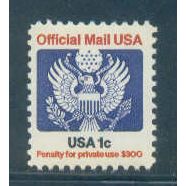 O127 1c Eagle Fine MNH Q3174