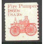 1908 20c Fire Pumper Fine MNH Dry Gum CNS 4 G0094