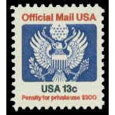 O129 13c Eagle Fine MNH G0577
