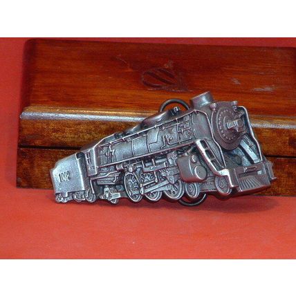 Pre-Owned 1978 Bergamont Locomotive Belt Buckle