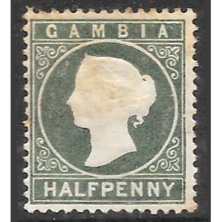 1886 -1887 Queen Victoria - New Watermark - ½p Mounted Mint C2-