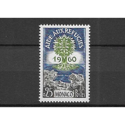 Monaco 1960 World Refugees Year MNH set S.G. 626