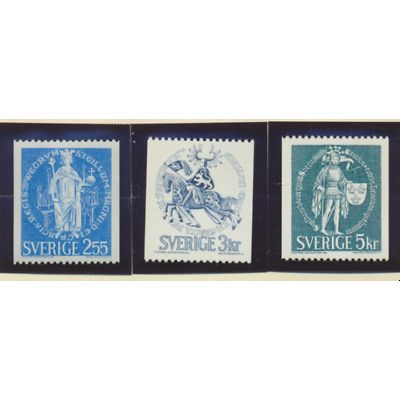 Sweden Stamps Scott #752 To 754, Mint Never Hinged