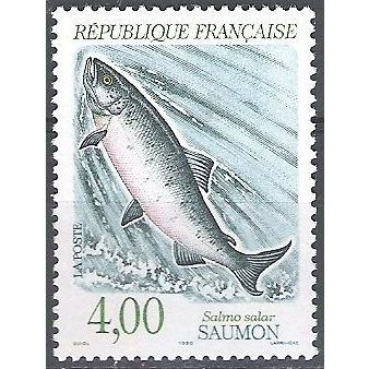 France 1990 Michel 2801 Neuf ** Cote (2008) 2.30 € Saumon