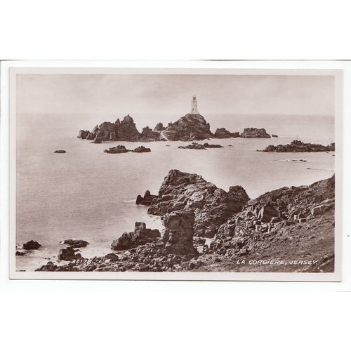 La Corbiere Jersey RP Lighthouse Postcard 32178