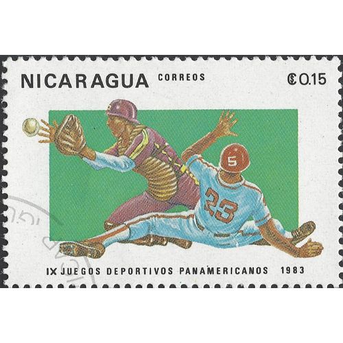 NICARAGUA, SPORT, Pan American Games, green 1983, $0.15