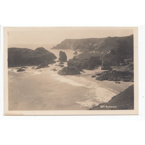 Kynance Cornwall by A H Hawke of Helston Postcard 837